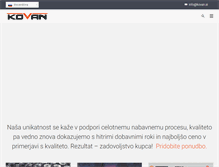 Tablet Screenshot of kovan.si